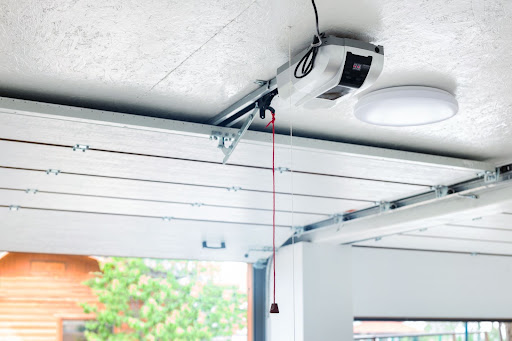 A recently installed smart garage door opener
